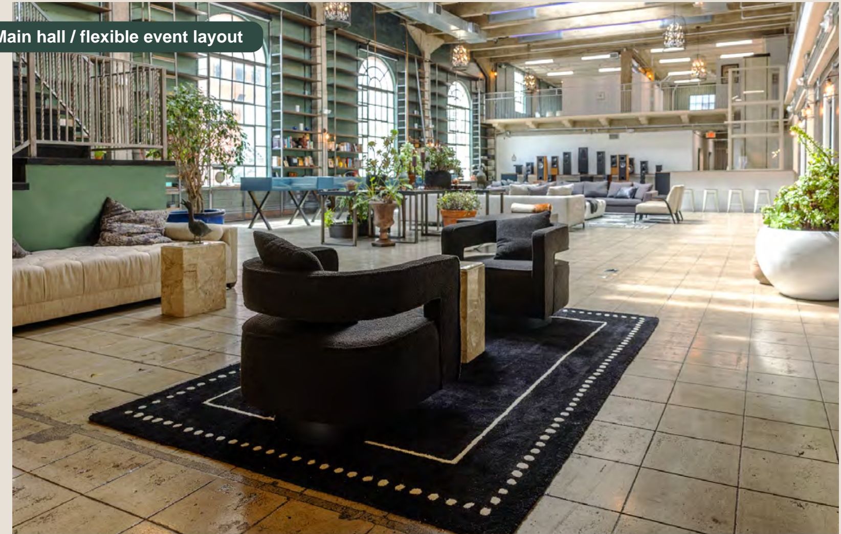 Main hall flexible event layout